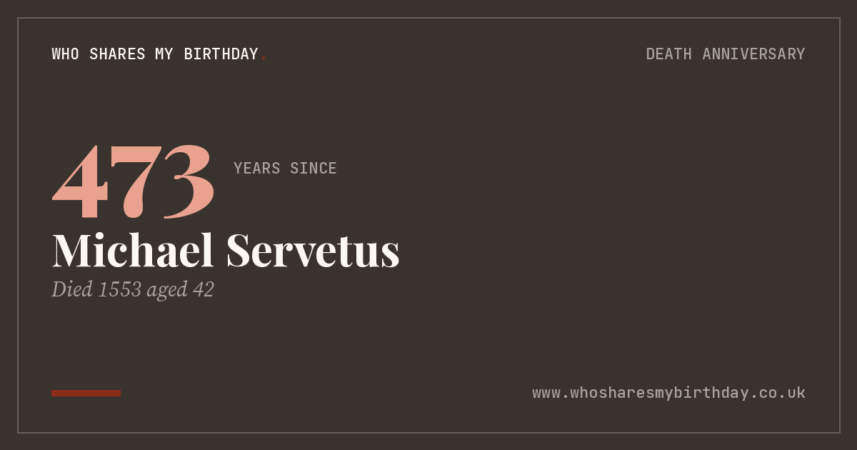 Michael Servetus