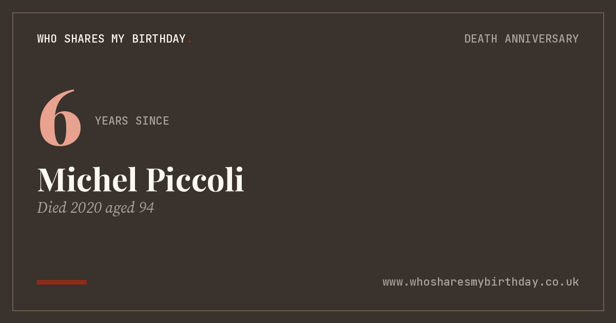 Michel Piccoli