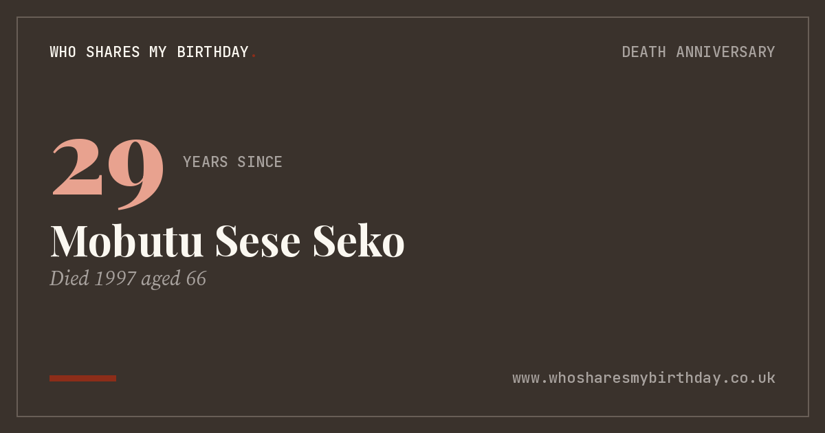 Mobutu Sese Seko