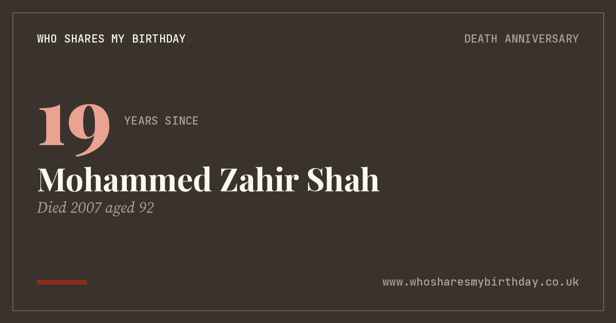 Mohammed Zahir Shah