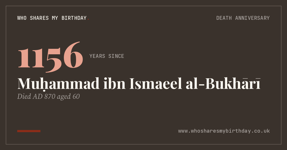 Muḥammad ibn Ismaeel al-Bukhārī