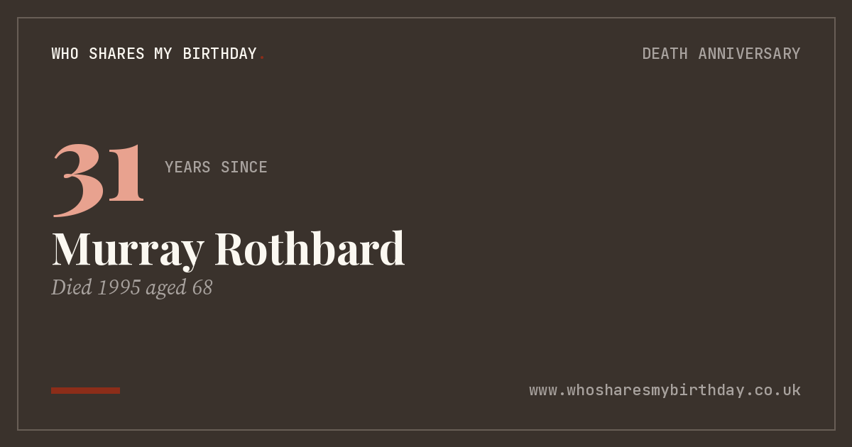 Murray Rothbard