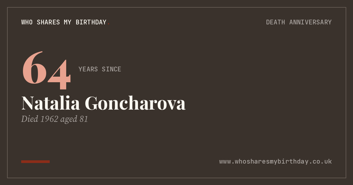 Natalia Goncharova
