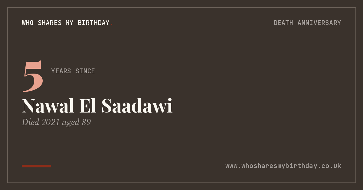 Nawal El Saadawi