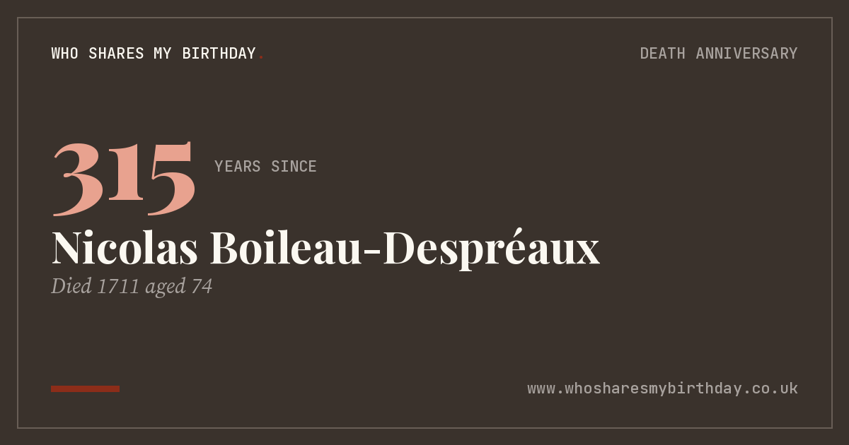 Nicolas Boileau-Despréaux