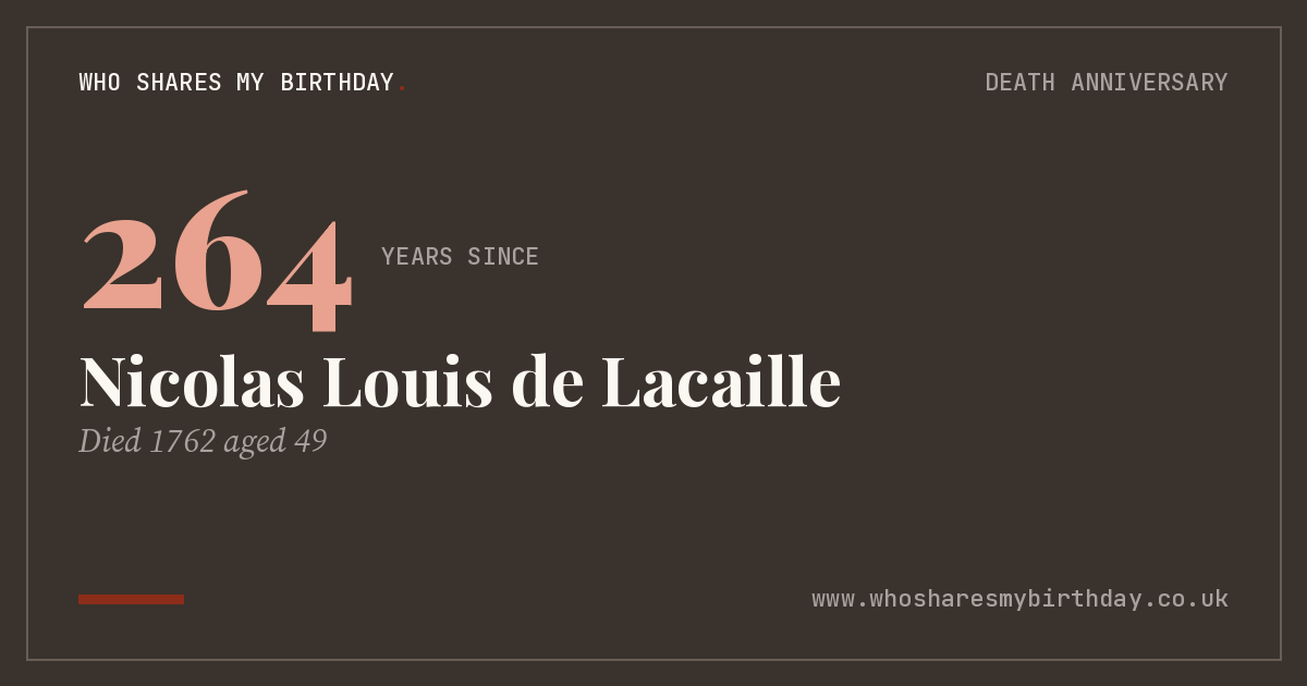 Nicolas Louis de Lacaille
