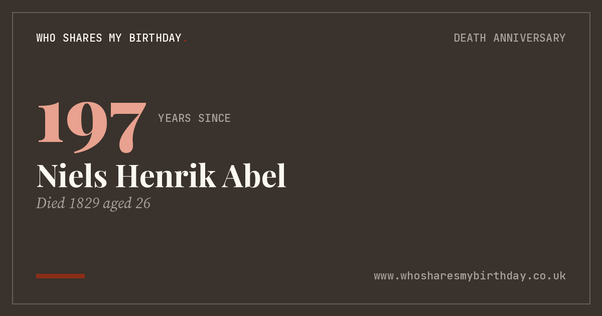 Niels Henrik Abel
