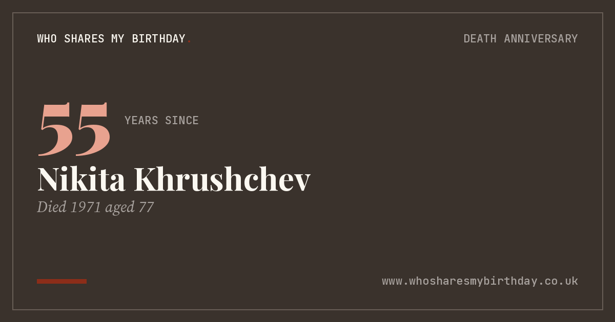 Nikita Khrushchev