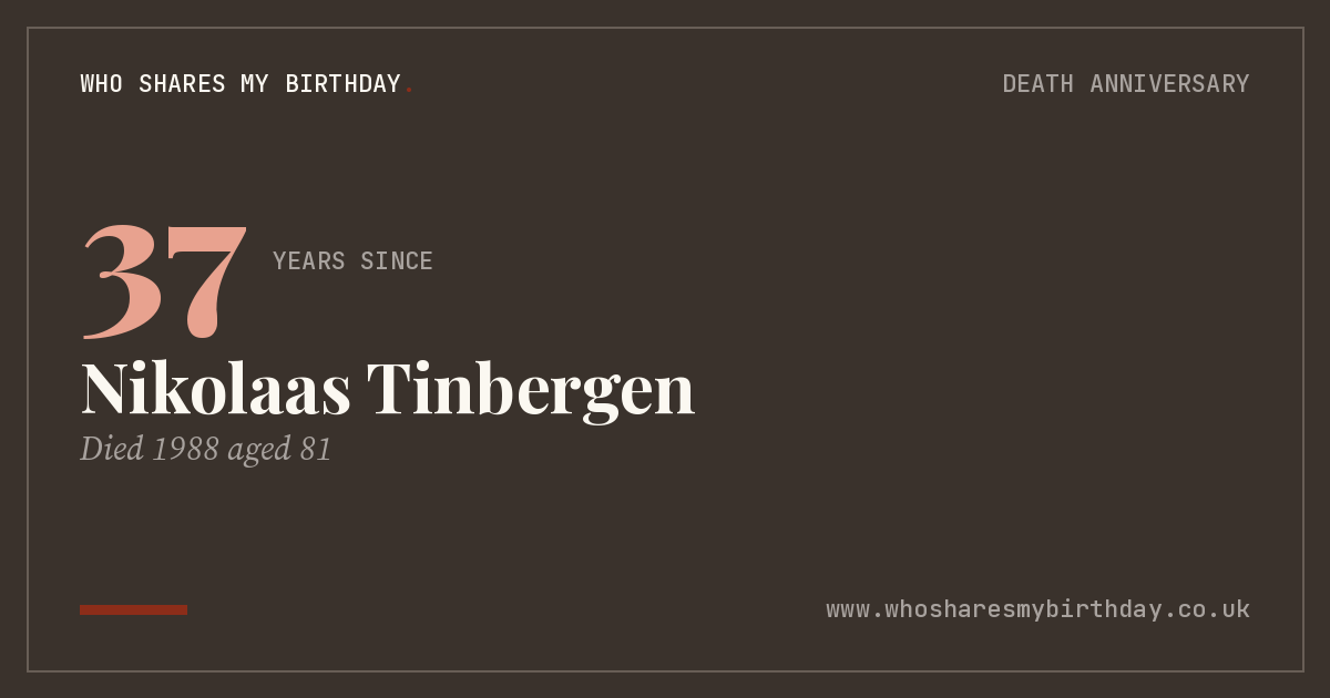 Nikolaas Tinbergen