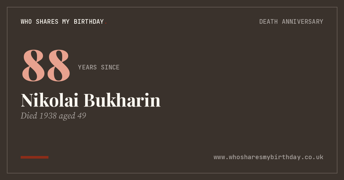 Nikolai Bukharin