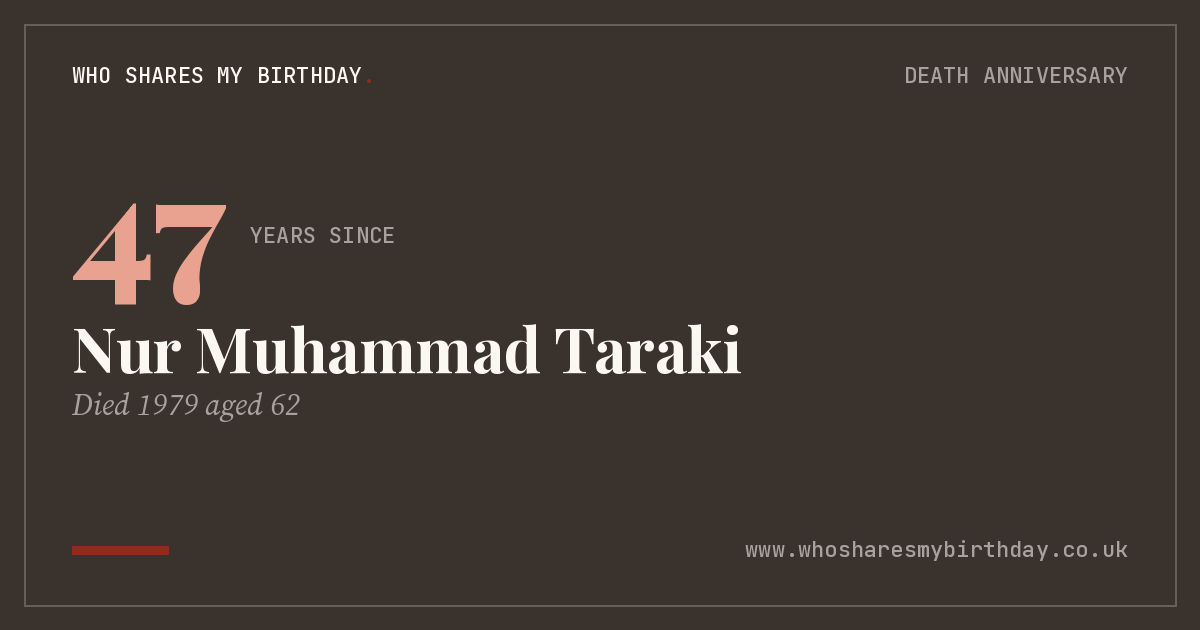 Nur Muhammad Taraki