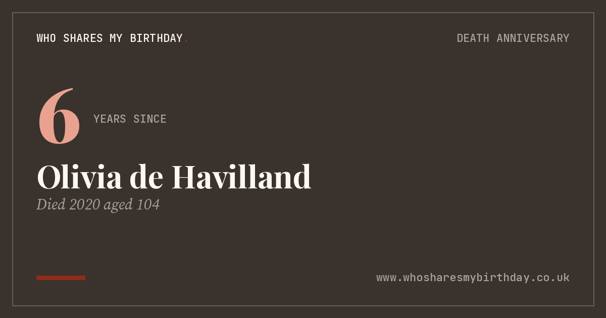 Olivia de Havilland