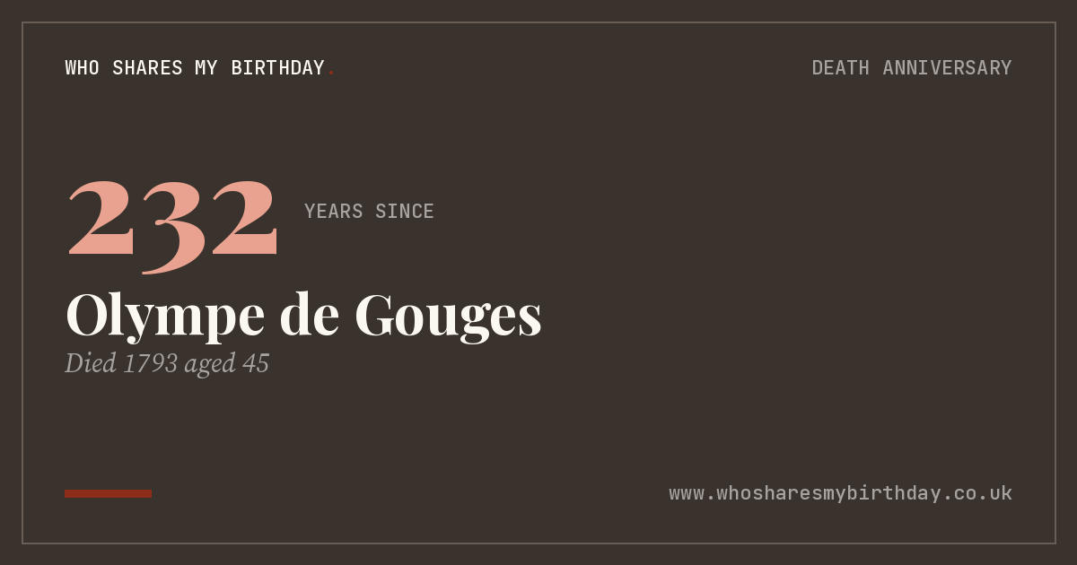 Olympe de Gouges