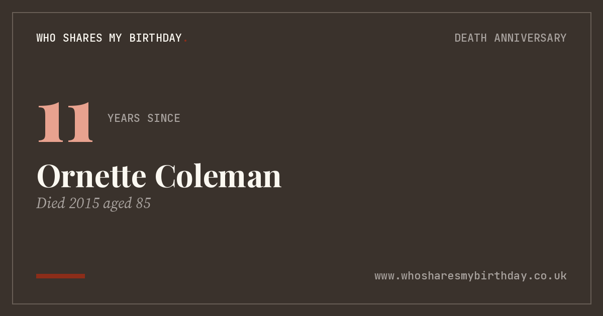 Ornette Coleman