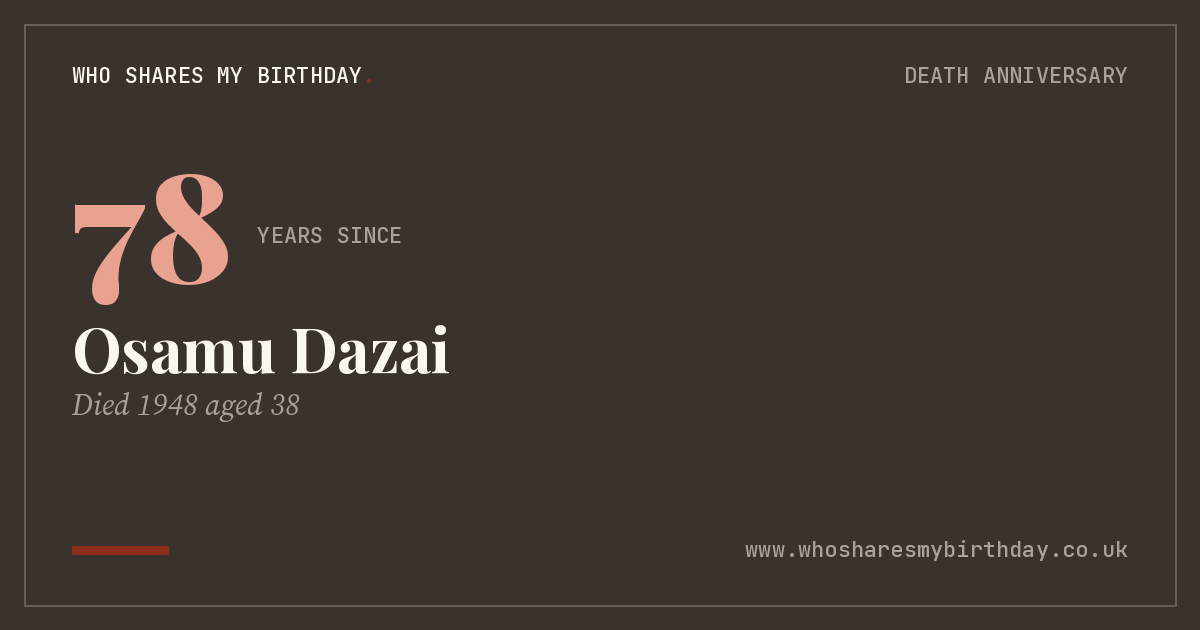 Osamu Dazai