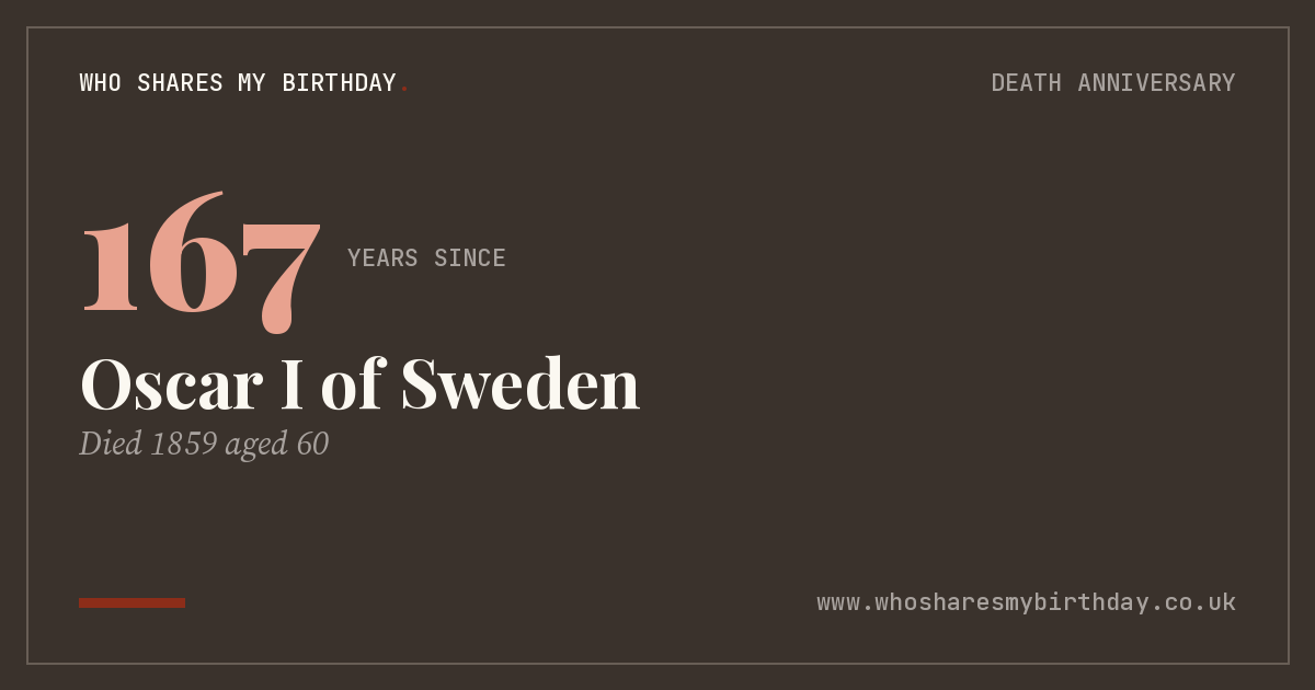 Oscar I of Sweden