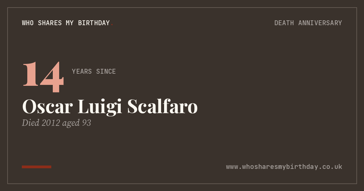Oscar Luigi Scalfaro