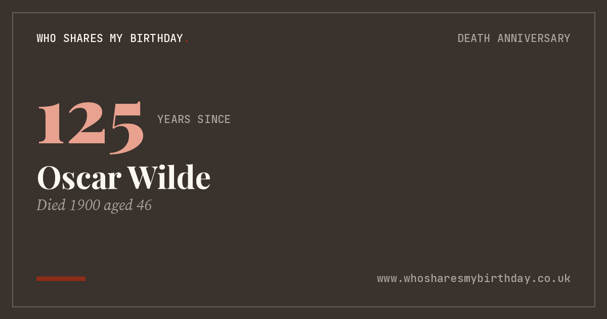 Oscar Wilde