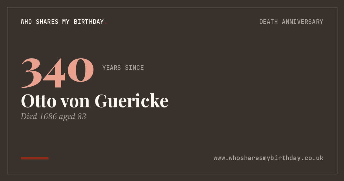 Otto von Guericke