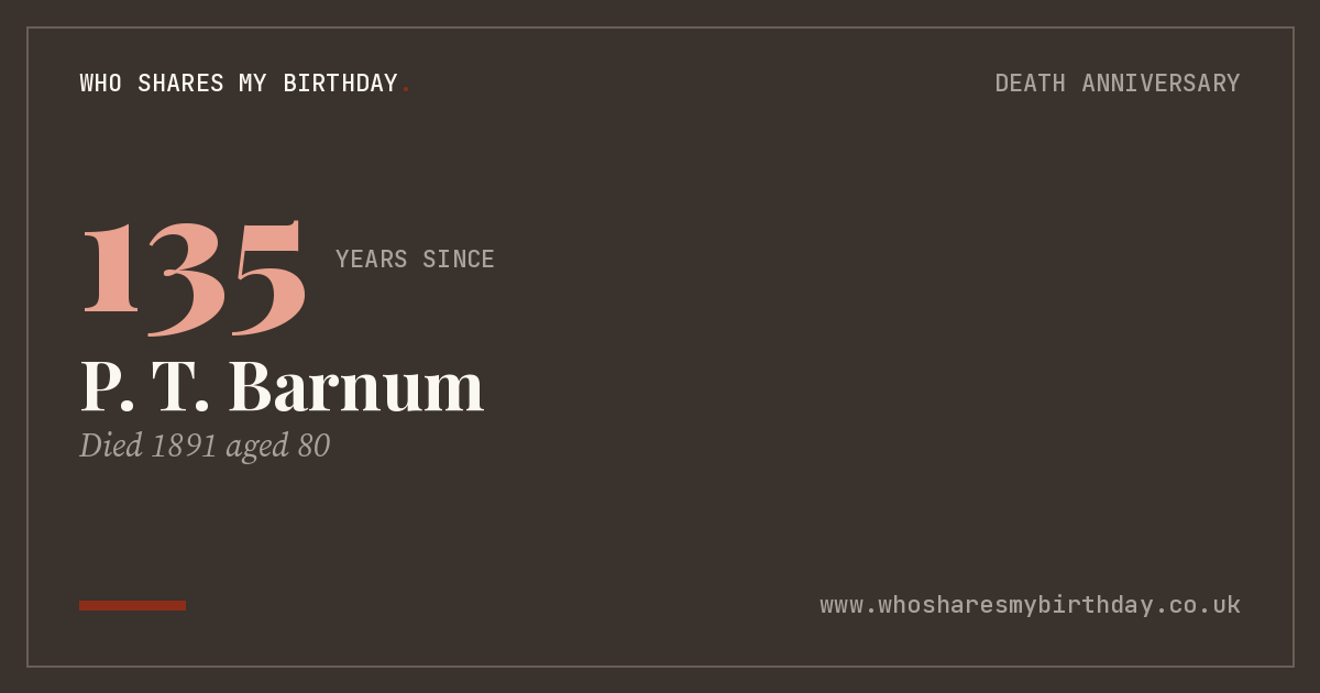 P. T. Barnum