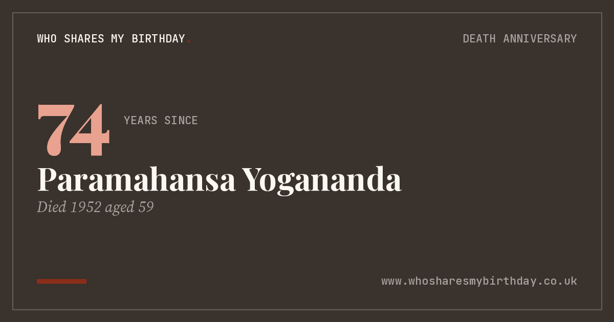 Paramahansa Yogananda
