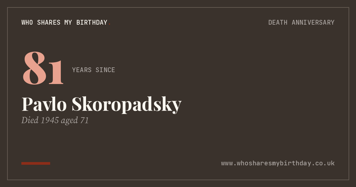 Pavlo Skoropadsky