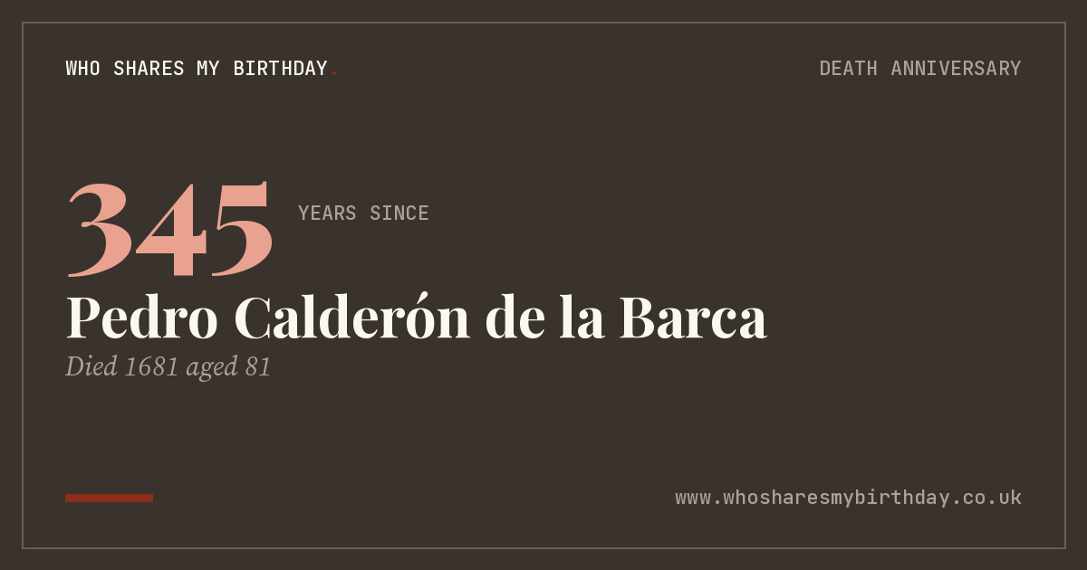 Pedro Calderón de la Barca