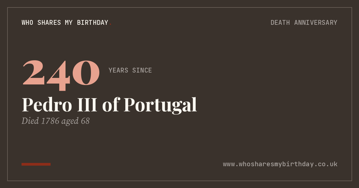 Pedro III of Portugal