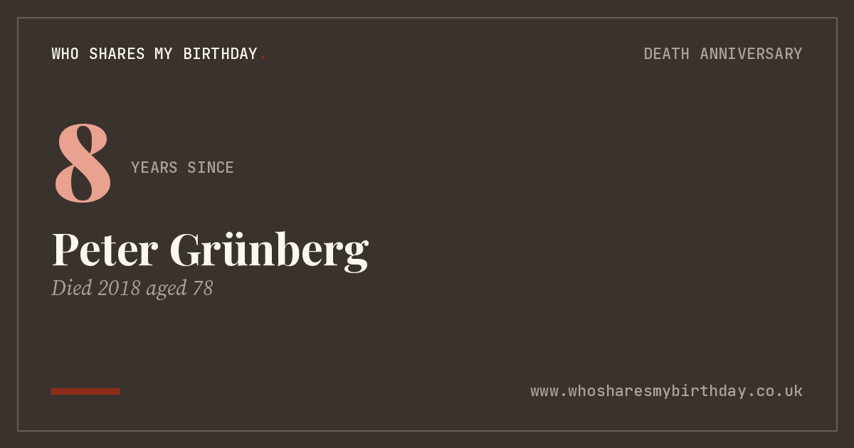 Peter Grünberg