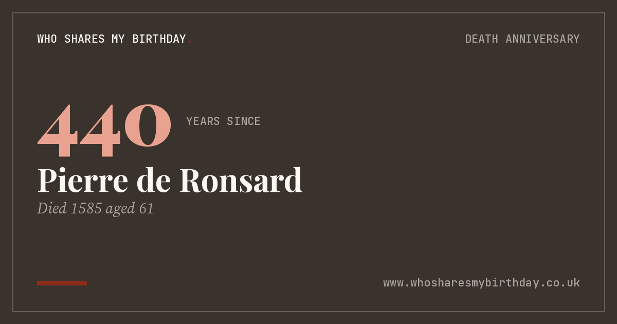 Pierre de Ronsard
