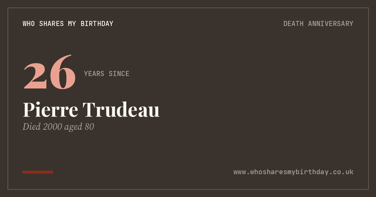 Pierre Trudeau