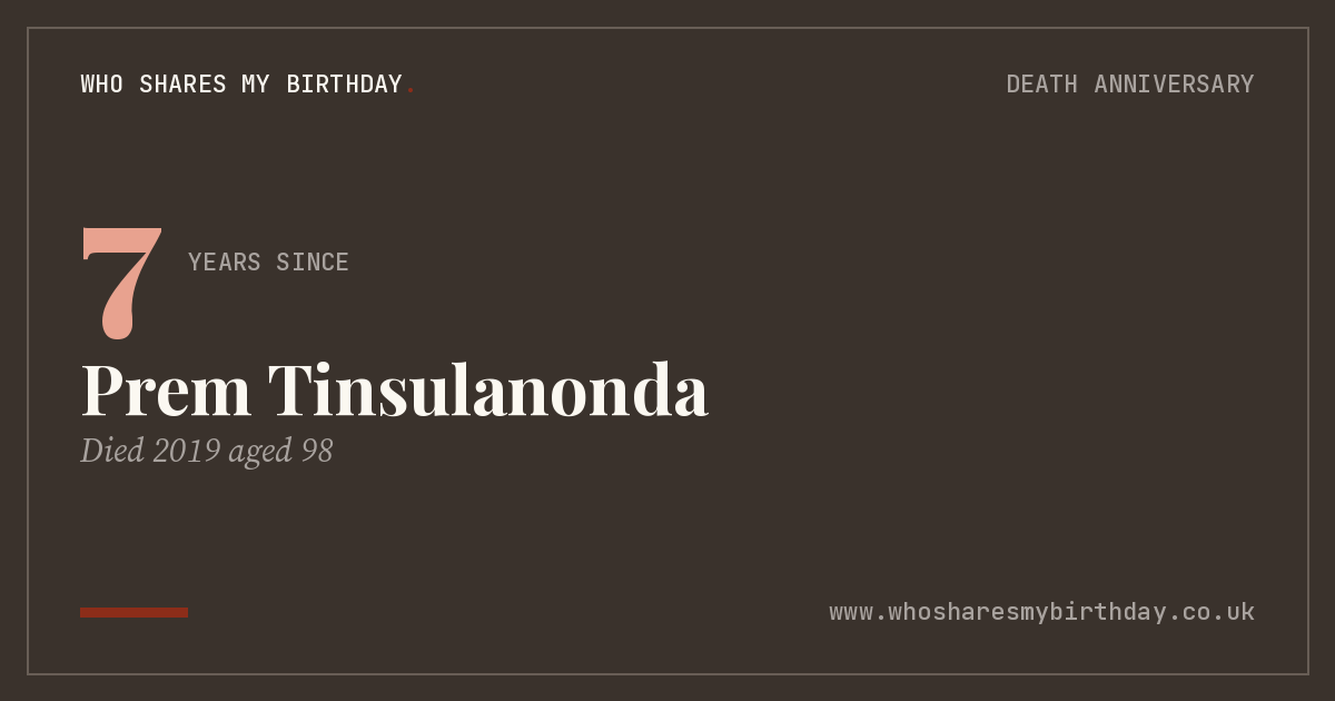 Prem Tinsulanonda