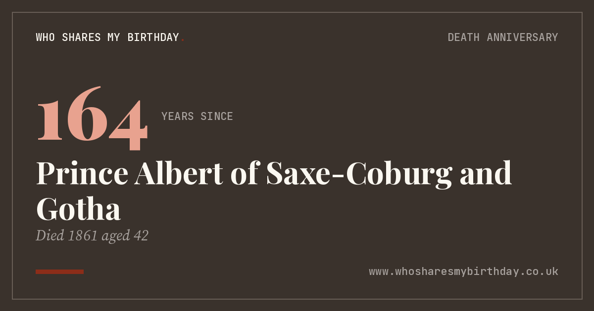 Prince Albert of Saxe-Coburg and Gotha