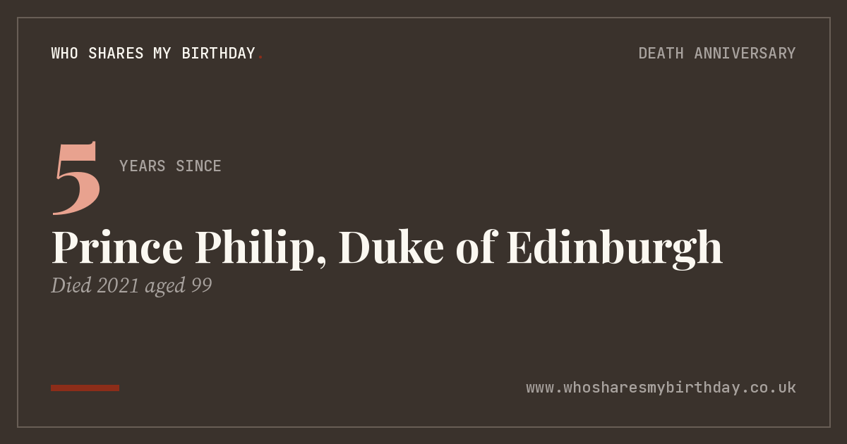 Prince Philip, Duke of Edinburgh