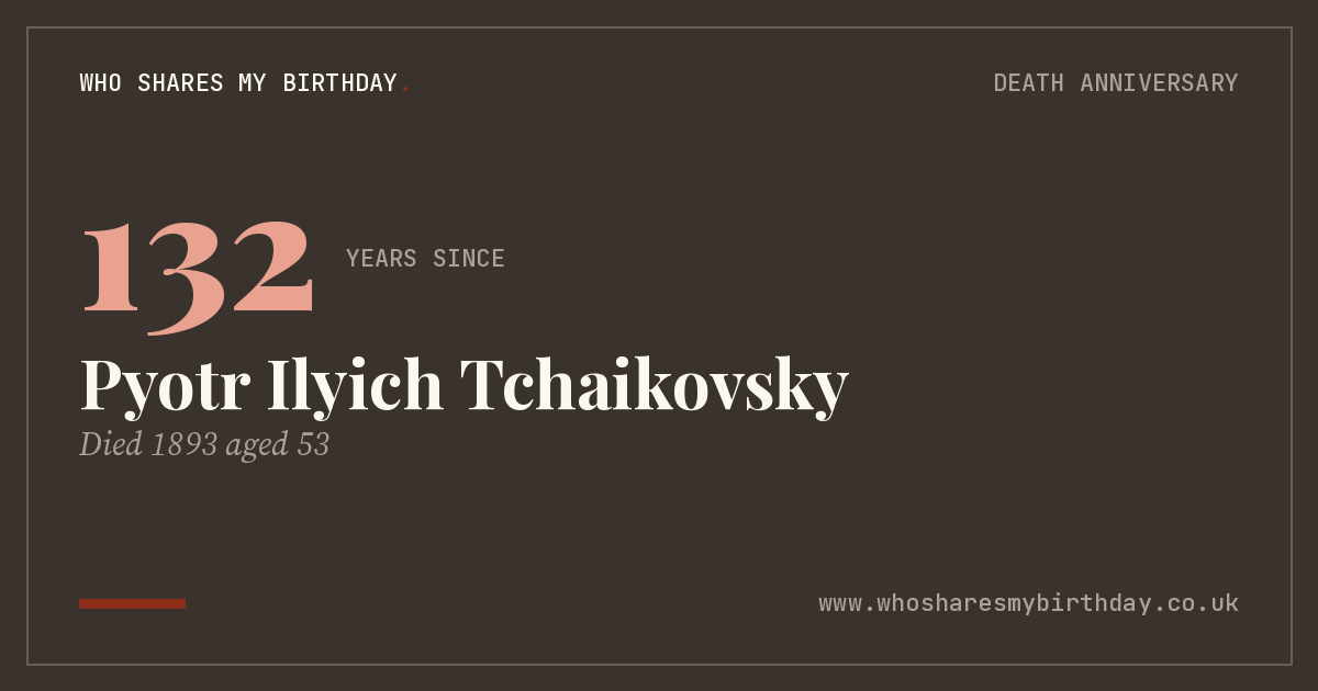 Pyotr Ilyich Tchaikovsky