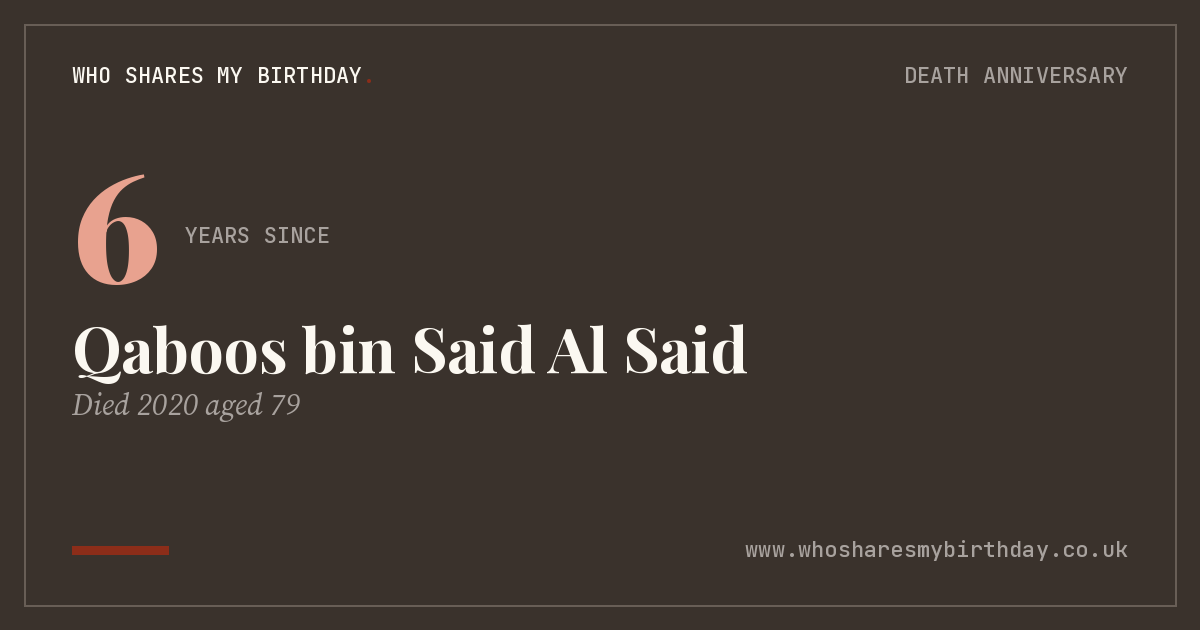 Qaboos bin Said Al Said