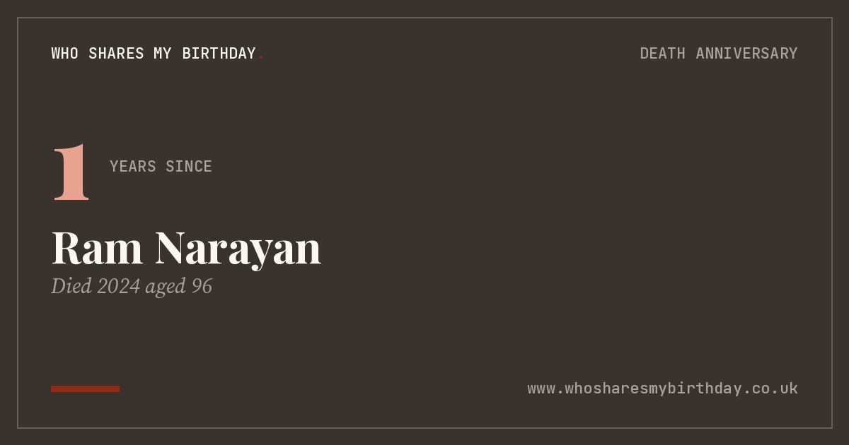 Ram Narayan