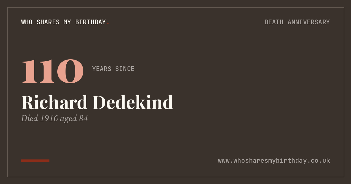 Richard Dedekind