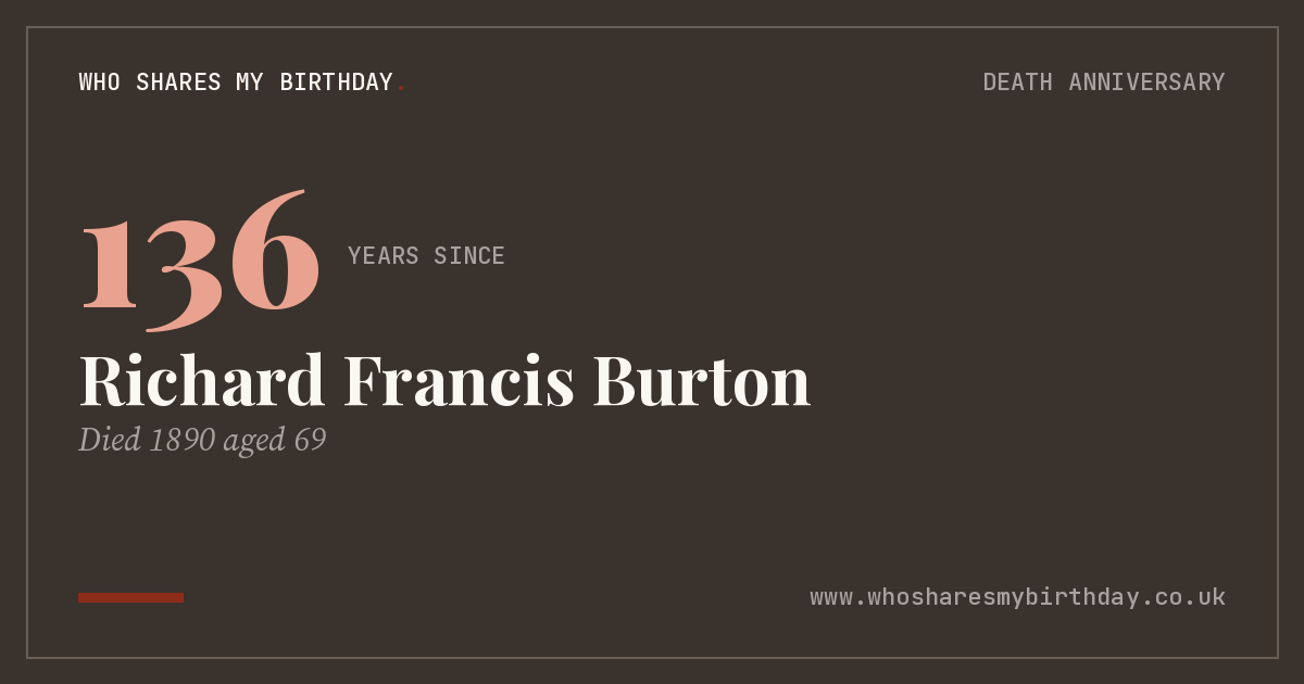 Richard Francis Burton