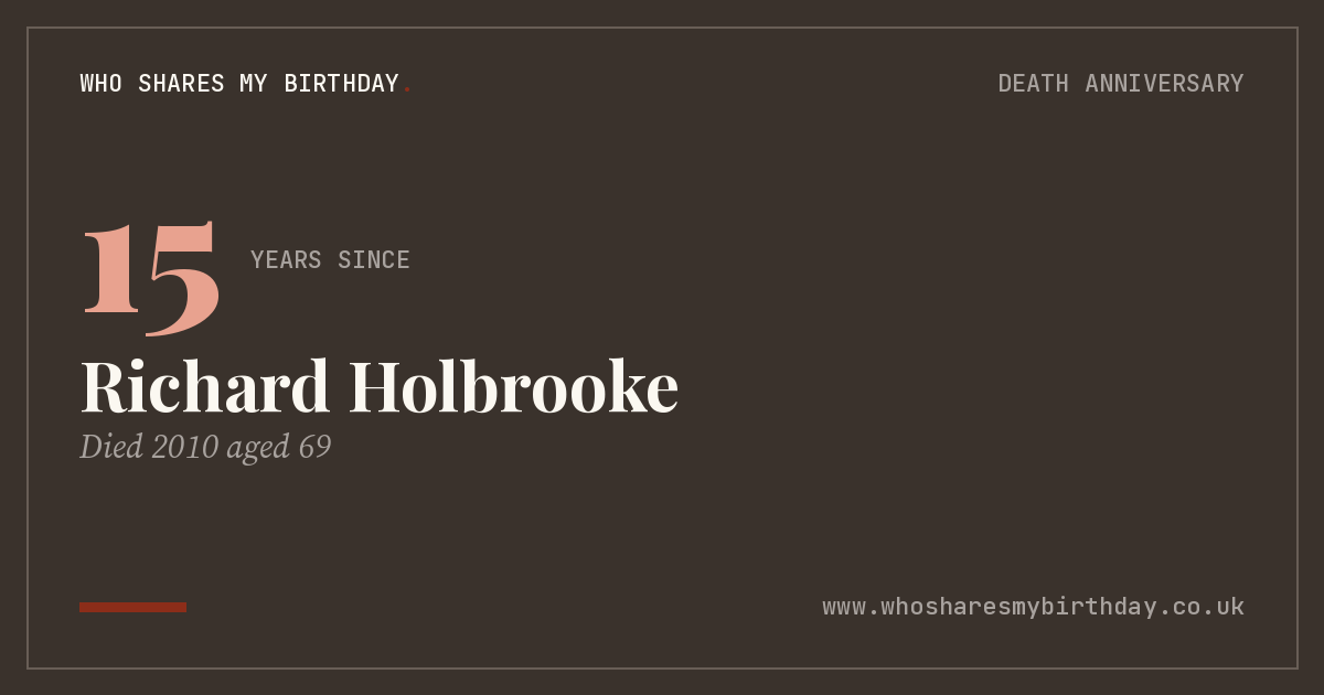 Richard Holbrooke