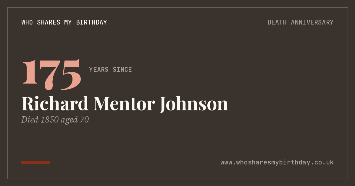 Richard Mentor Johnson