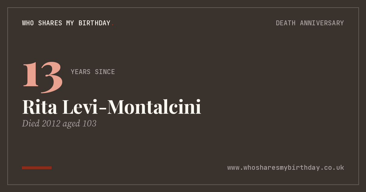 Rita Levi-Montalcini