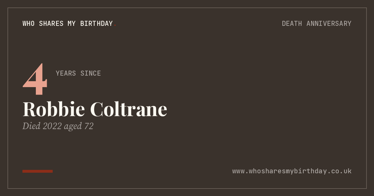 Robbie Coltrane