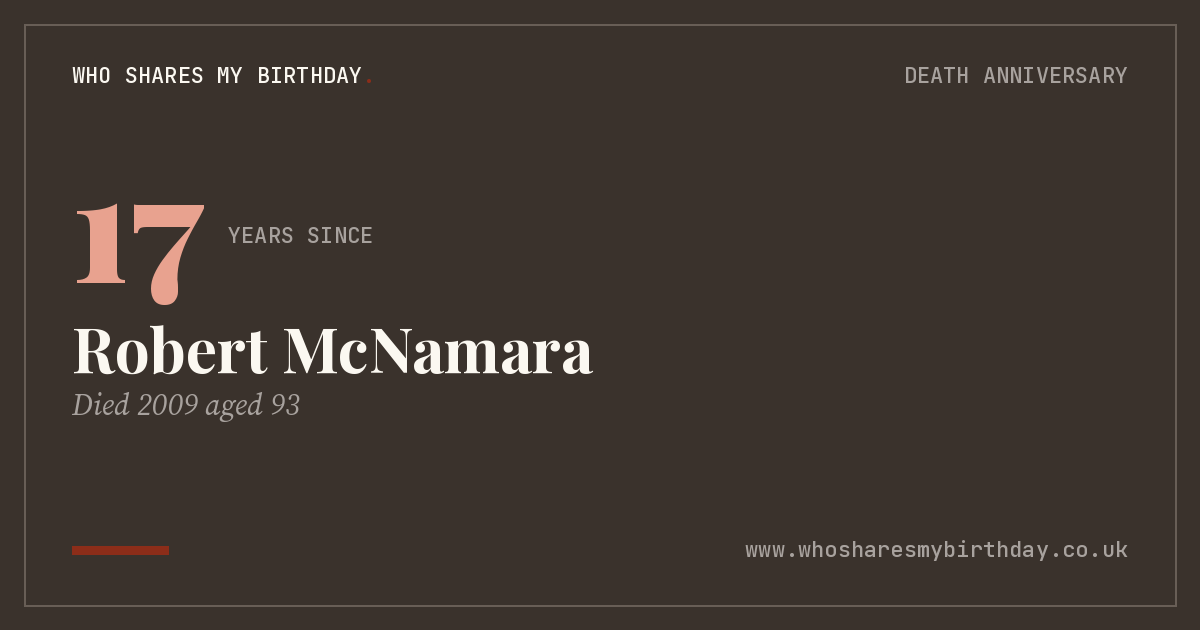 Robert McNamara