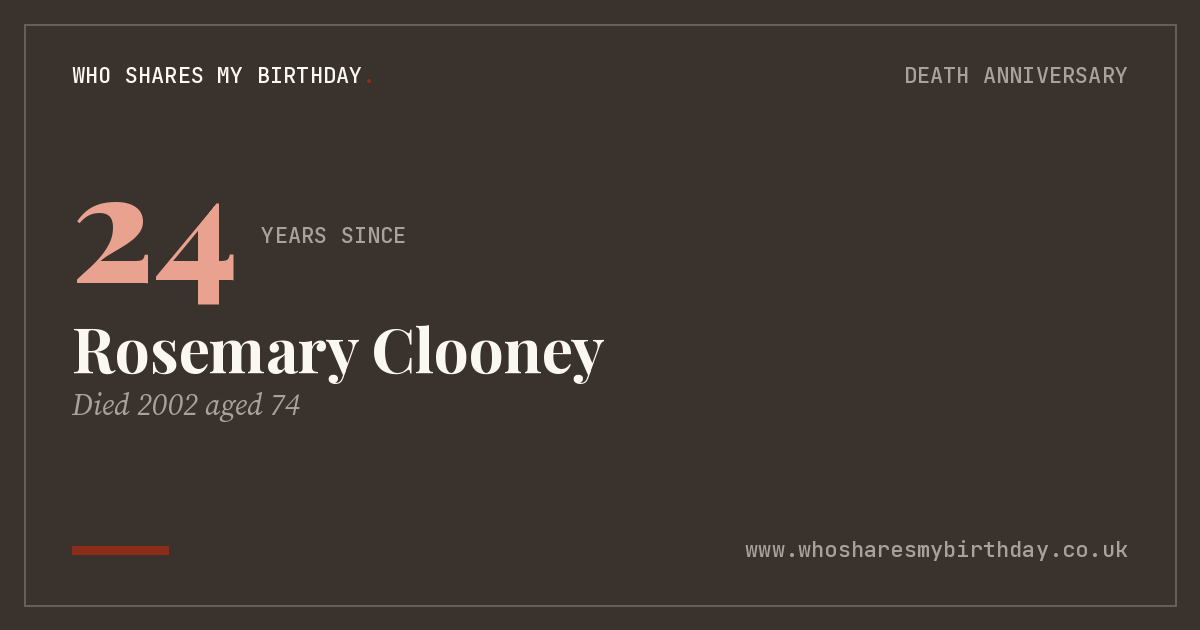 Rosemary Clooney