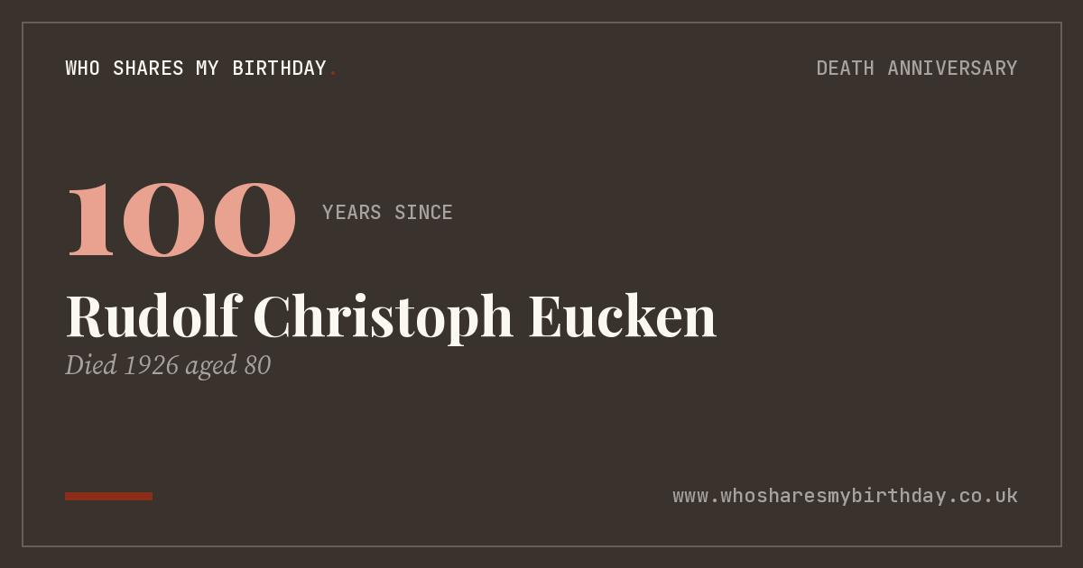 Rudolf Christoph Eucken