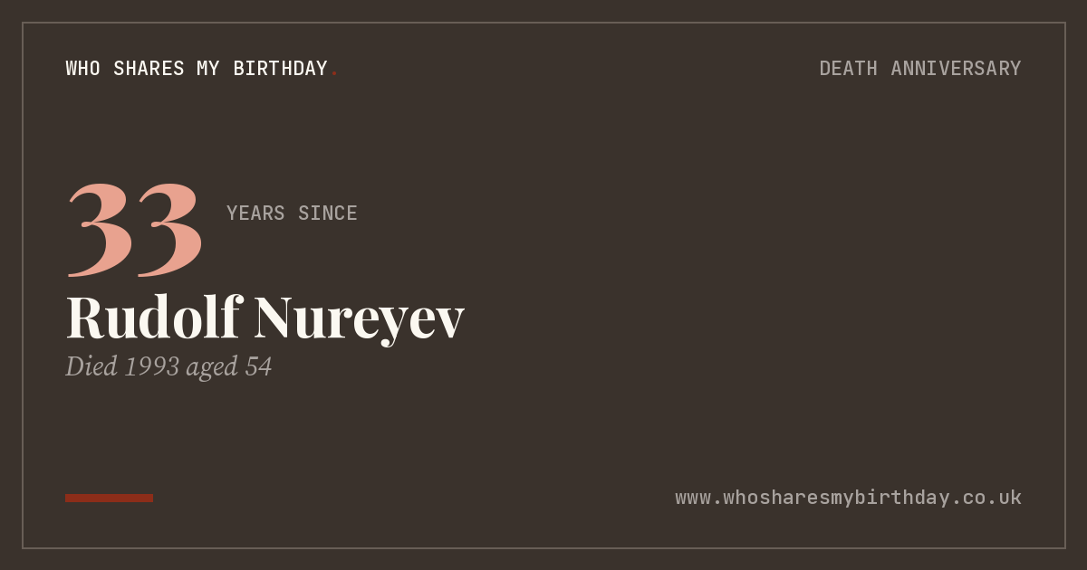Rudolf Nureyev