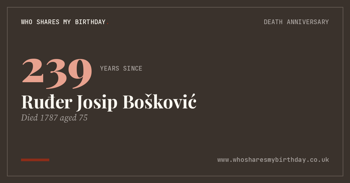 Ruđer Josip Bošković