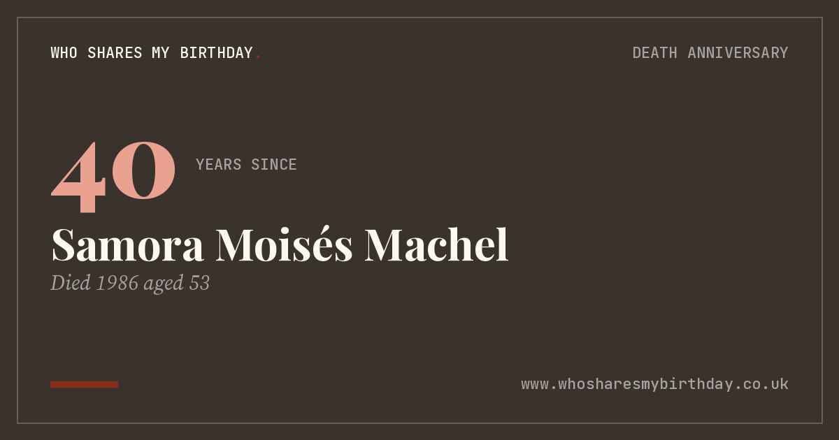 Samora Moisés Machel
