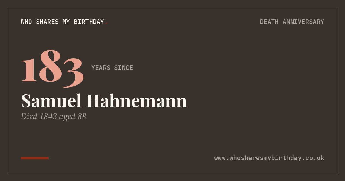 Samuel Hahnemann
